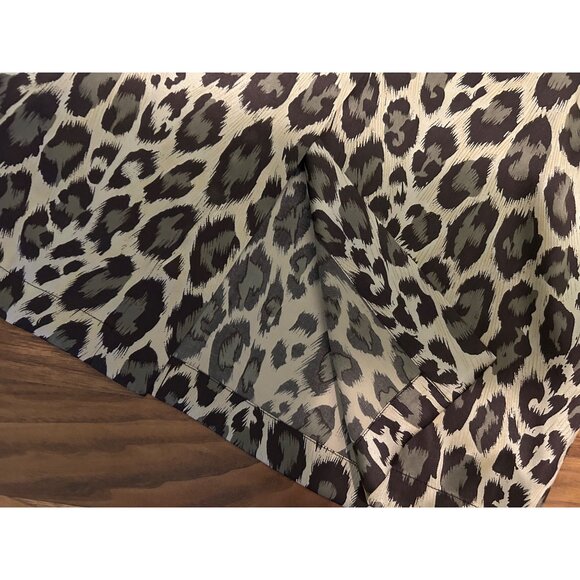 Arden B Strapless Silk Leopard Print Dress Sz S Animal Print Y2K Body con Cockta - Picture 15 of 16